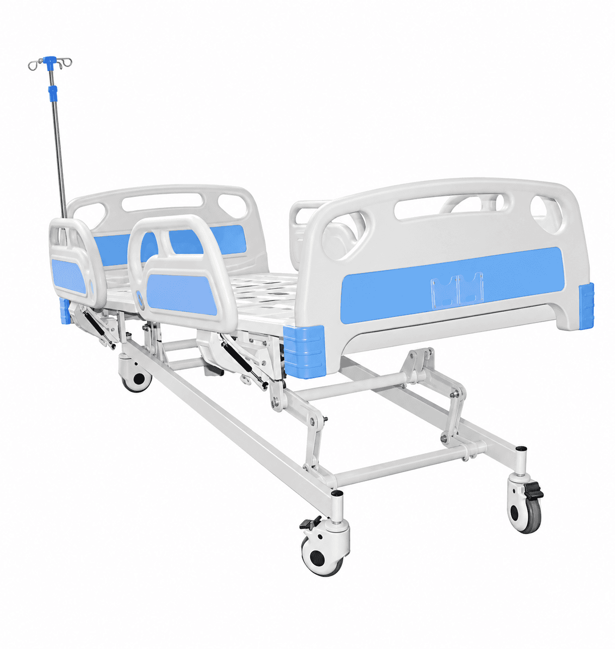 Lit medicalise electrique avec matelas et barrieres laterales pour soins a domicile en Algerie