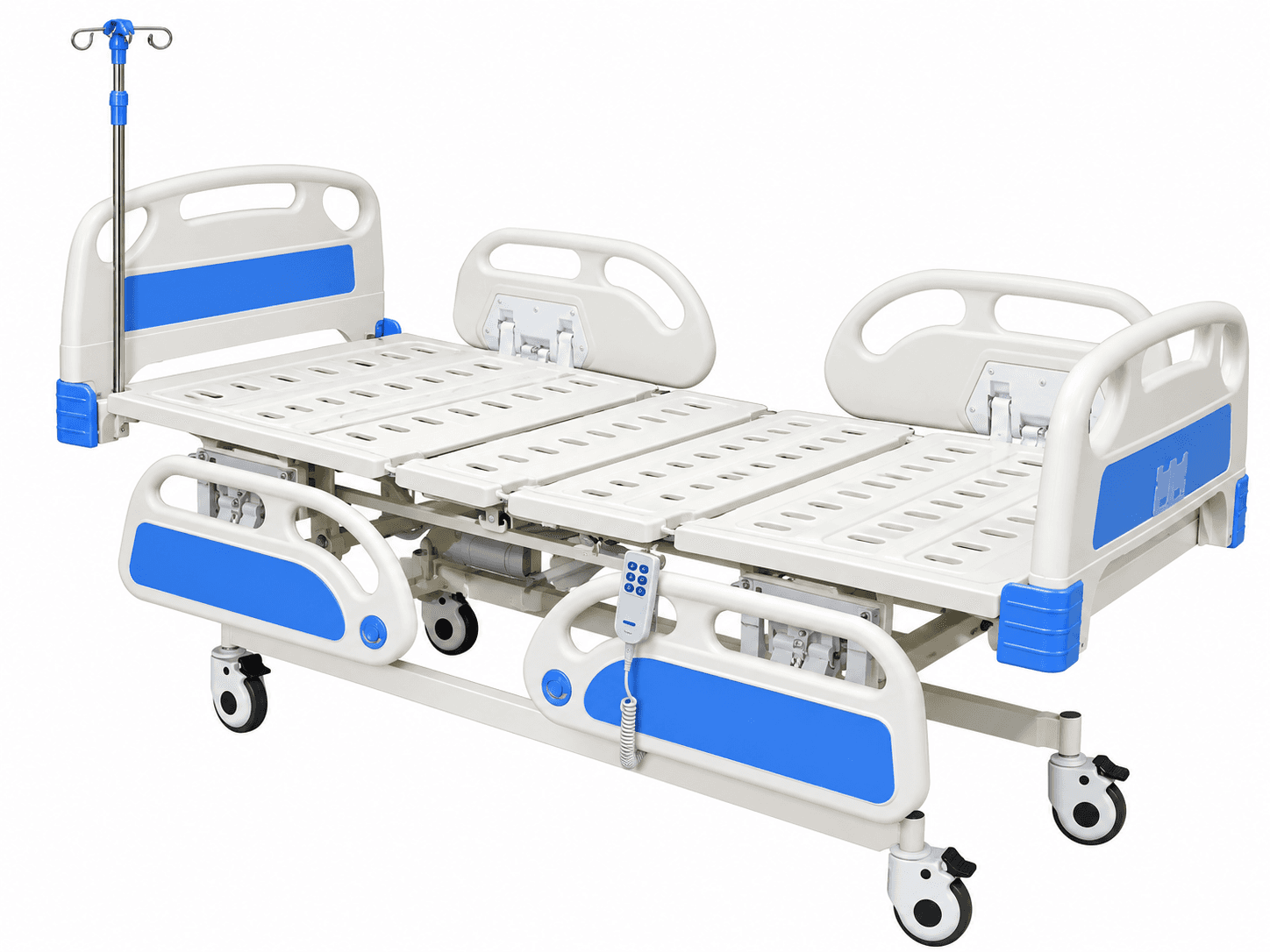 Lit medicalise electrique 3 positions en Algerie avec barrieres de securite et telecommande - miniature 5