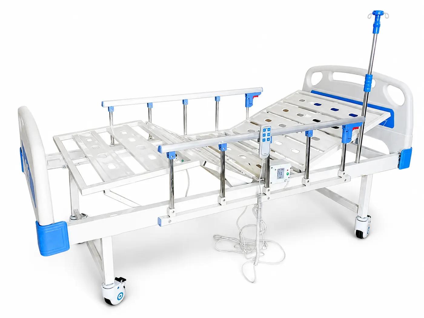 Lit medicalise electrique en Algerie avec dossier releve, telecommande et potence